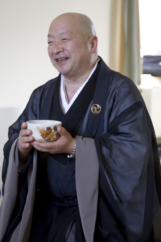 Yamada Sōshō au Séminaire intensif 2014 de Cérémonie du Thé à Hurtebise 2014
